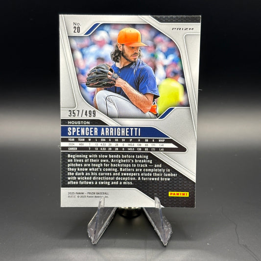 Spencer Arrighetti (Pulsar Prizm 357/499) - 2025 Panini Prizm #20