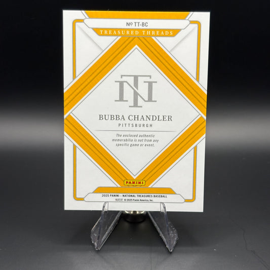 Bubba Chandler (Red 40/75) - 2025 Panini National Treasures Treasured Threads #TT-BC