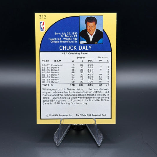 Chuck Daly (Miscut Duo Set) - 1990 Hoops #312
