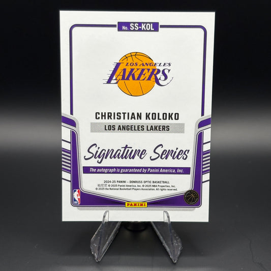 Christian Koloko - 2024 Donruss Optic Signature Series #4