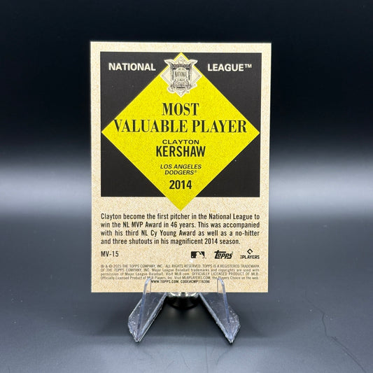 Clayton Kershaw - 2025 Topps MVP #MV-15