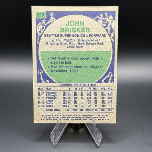 John Brisker - 1975 Topps #149