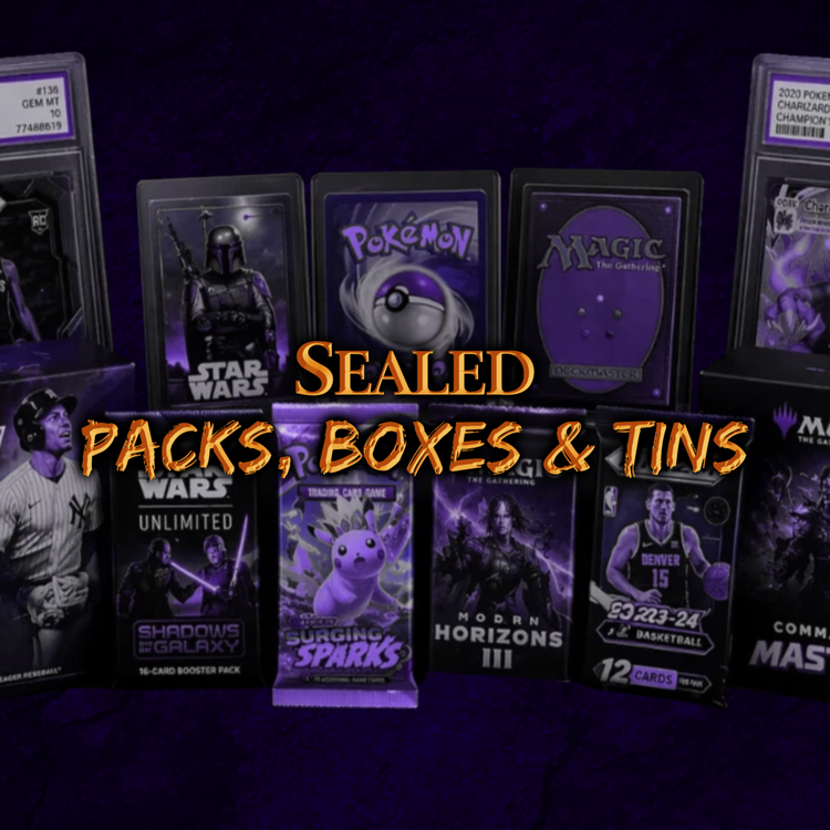 Sealed Packs, Boxes & Tins