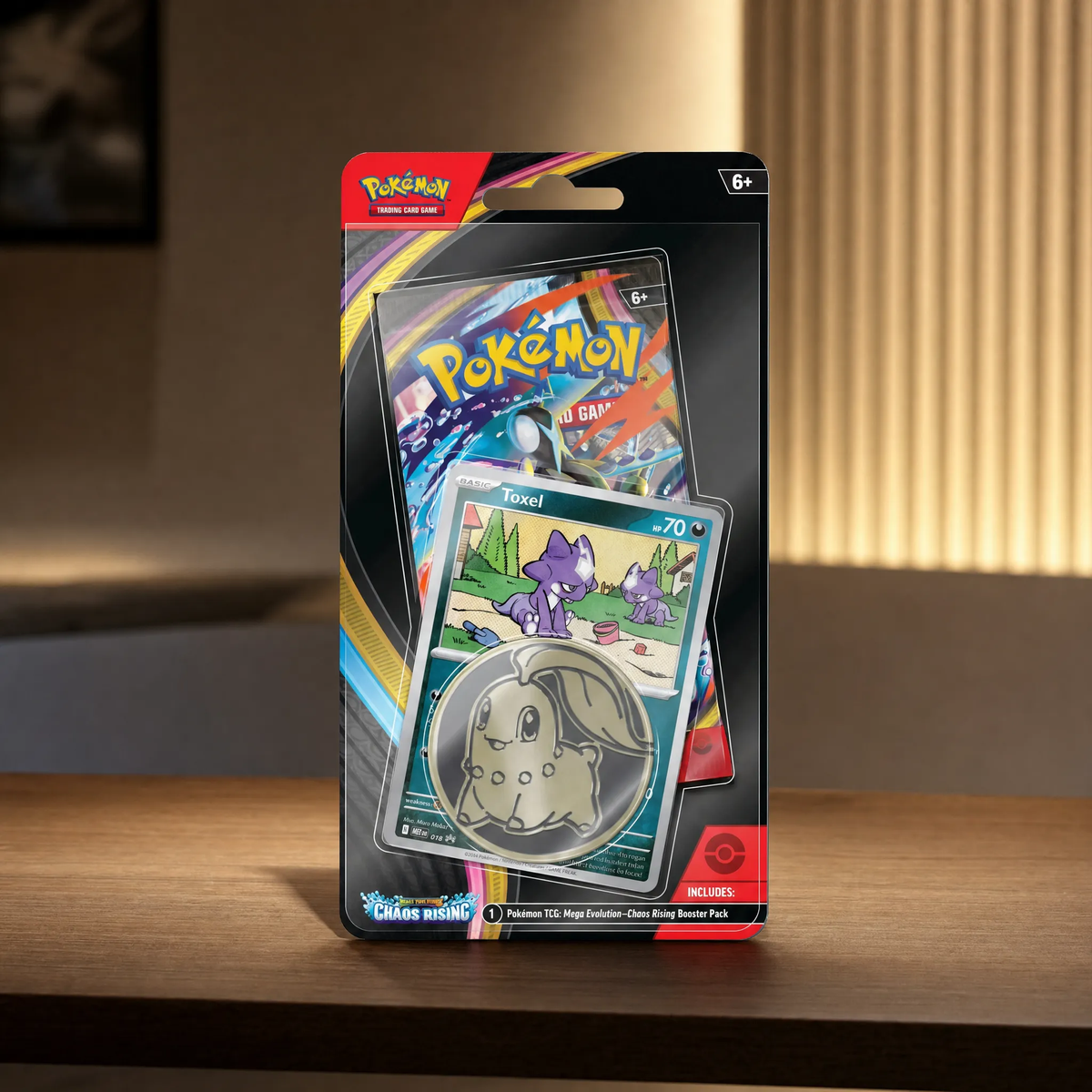 Pokémon Mega Evolution: Chaos Rising - Single Pack Blister (Toxel)