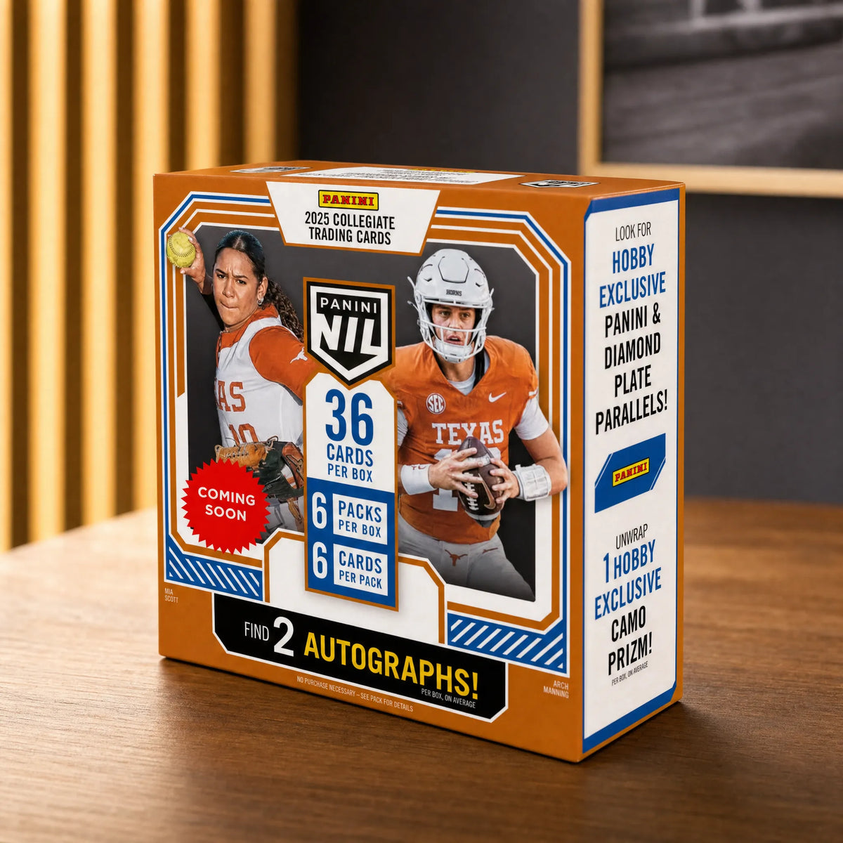 2025 Panini University of Texas NIL - Hobby Box