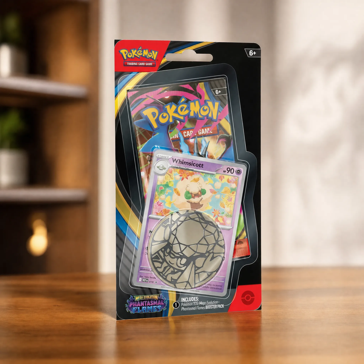 Pokémon Mega Evolution: Phantasmal Flames (Whimsicott) - Single Pack Blister