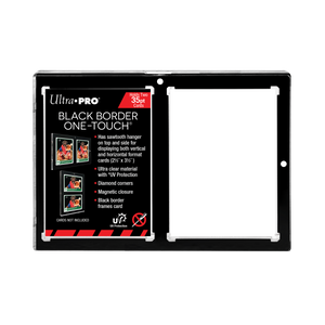 35PT 2-Card Black Border UV ONE-TOUCH® Magnetic Holder