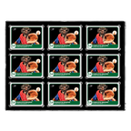 35PT 9-Card Black Border UV ONE-TOUCH® Magnetic Holder