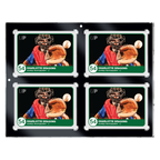 130PT 4-Card Black Border UV ONE-TOUCH® Magnetic Holder