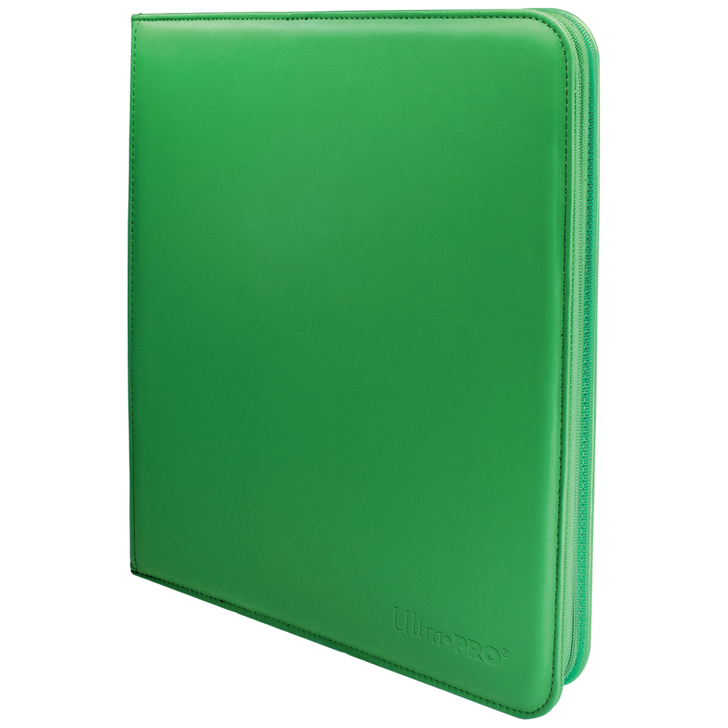 Vivid Green 12-Pocket Zippered PRO-Binder