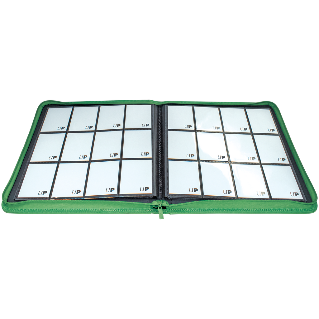 Vivid Green 12-Pocket Zippered PRO-Binder