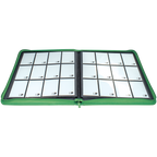 Vivid Green 12-Pocket Zippered PRO-Binder