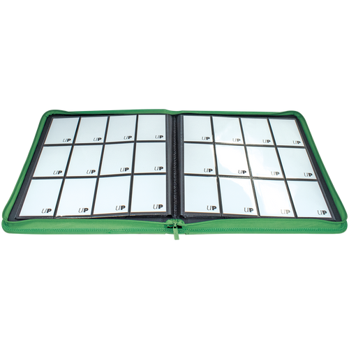 Vivid Green 12-Pocket Zippered PRO-Binder