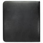 Vivid Black 12-Pocket Zippered PRO-BINDER® Album