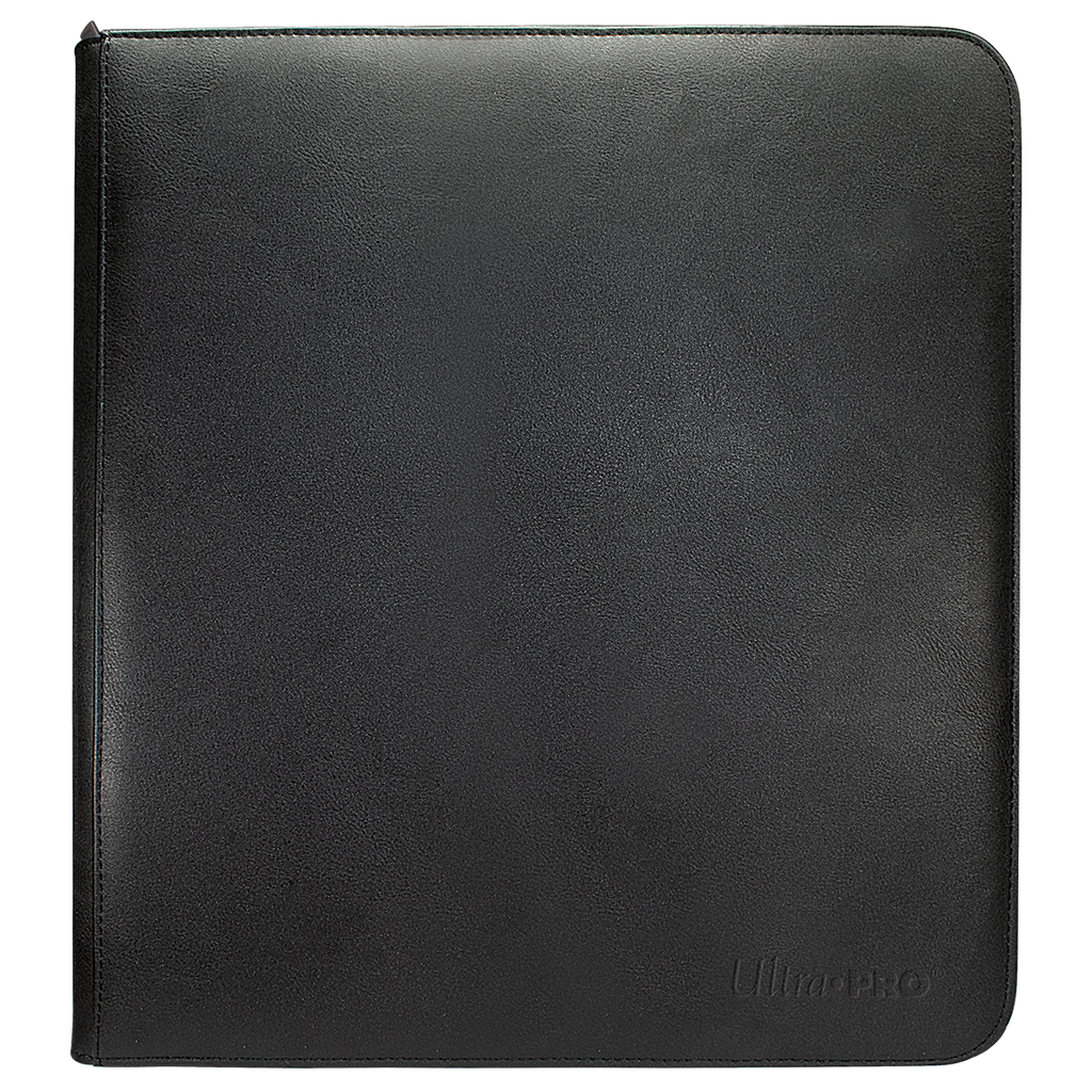 Vivid Black 12-Pocket Zippered PRO-BINDER® Album