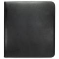 Vivid Black 12-Pocket Zippered PRO-BINDER® Album