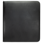 Vivid Black 12-Pocket Zippered PRO-BINDER® Album