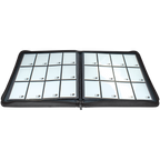 Vivid Black 12-Pocket Zippered PRO-BINDER® Album