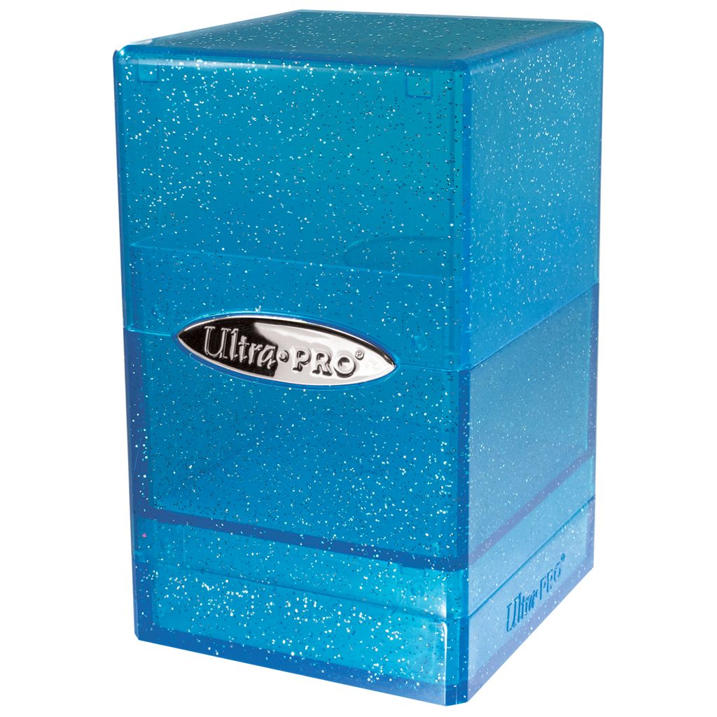 Glitter SATIN® Tower DECK BOX® - Blue