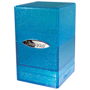 Glitter SATIN® Tower DECK BOX® - Blue