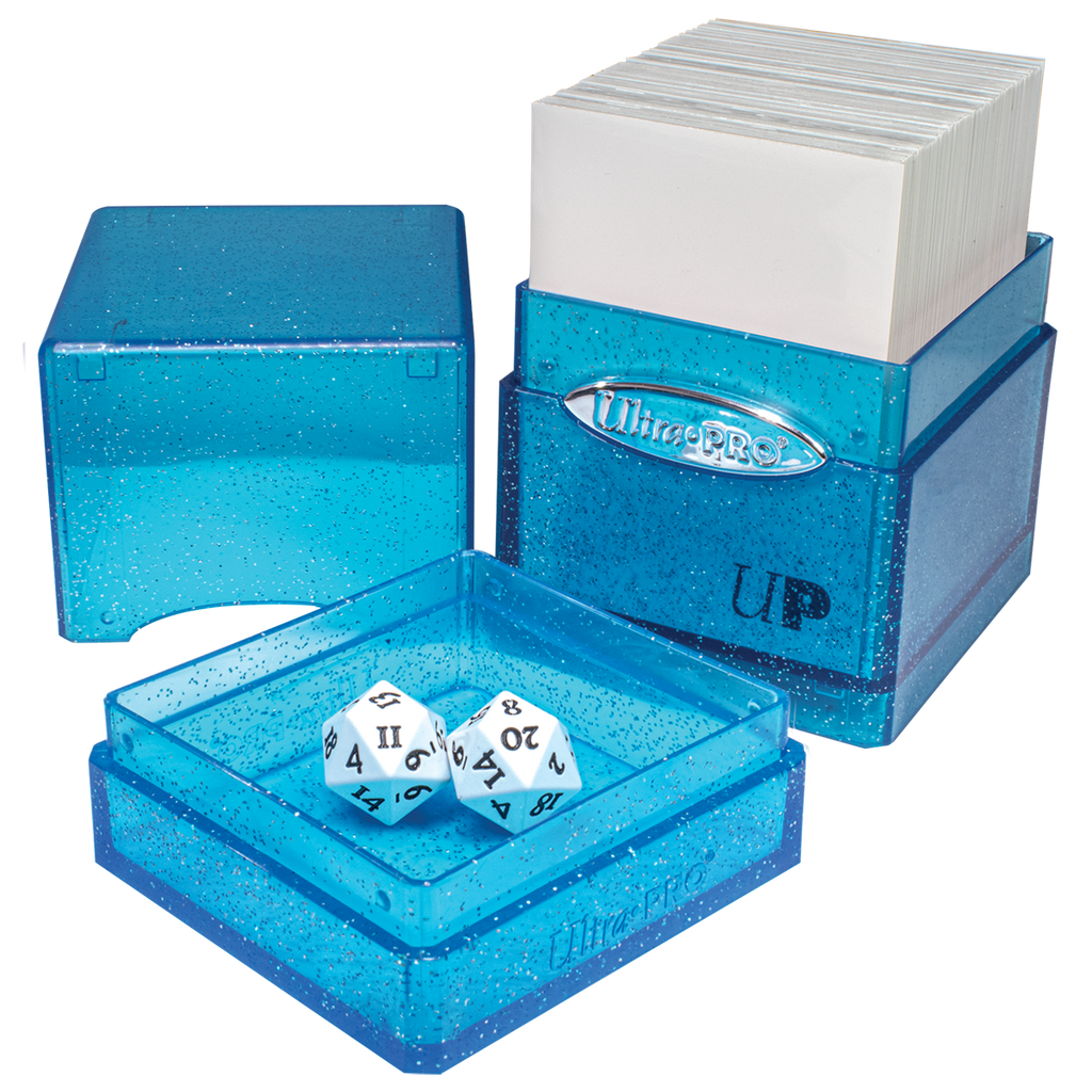 Glitter SATIN® Tower DECK BOX® - Blue