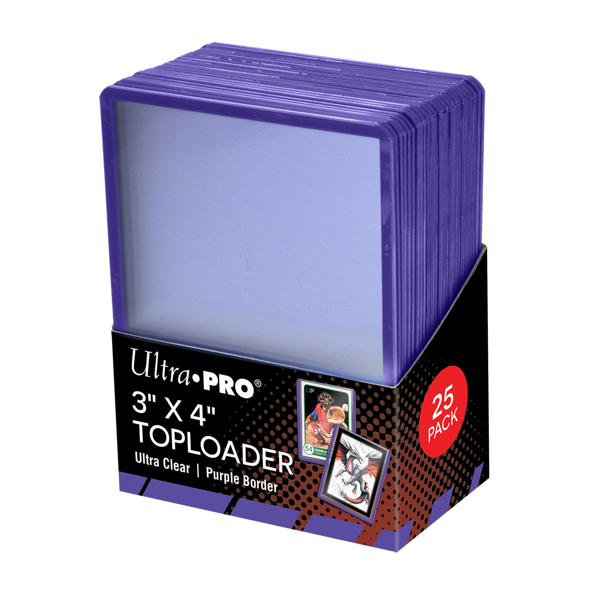 3" x 4" Colored Border TOPLOADER® Sleeves (25ct) for Standard Size Cards