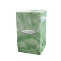 Marble SATIN® Tower DECK BOX® - Lime Green / White