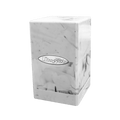 Marble SATIN® Tower DECK BOX® - Black / White