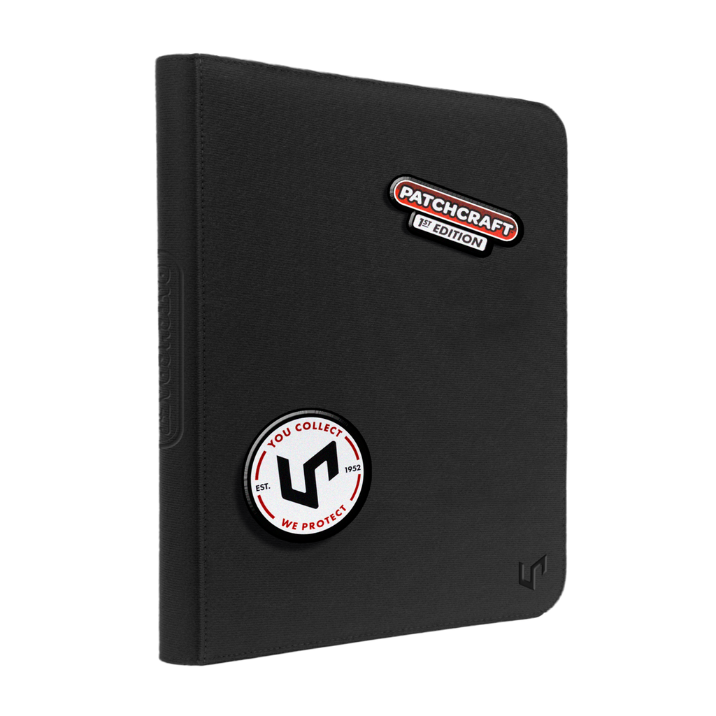 PATCHCRAFT™ Zippered 9-Pocket PRO-BINDER® Black