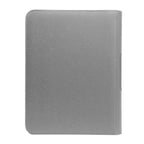 PATCHCRAFT™ Zippered 9-Pocket PRO-BINDER® Gray