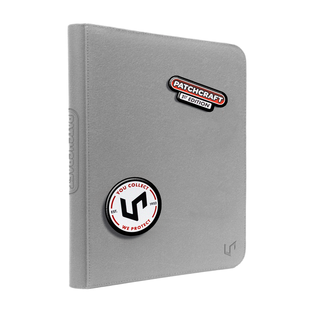 PATCHCRAFT™ Zippered 9-Pocket PRO-BINDER® Gray