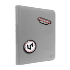 PATCHCRAFT™ Zippered 9-Pocket PRO-BINDER® Gray