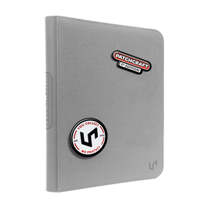 PATCHCRAFT™ Zippered 9-Pocket PRO-BINDER® Gray