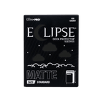 ECLIPSE® Matte Standard DECK PROTECTOR® Sleeves: Jet Black - 105ct