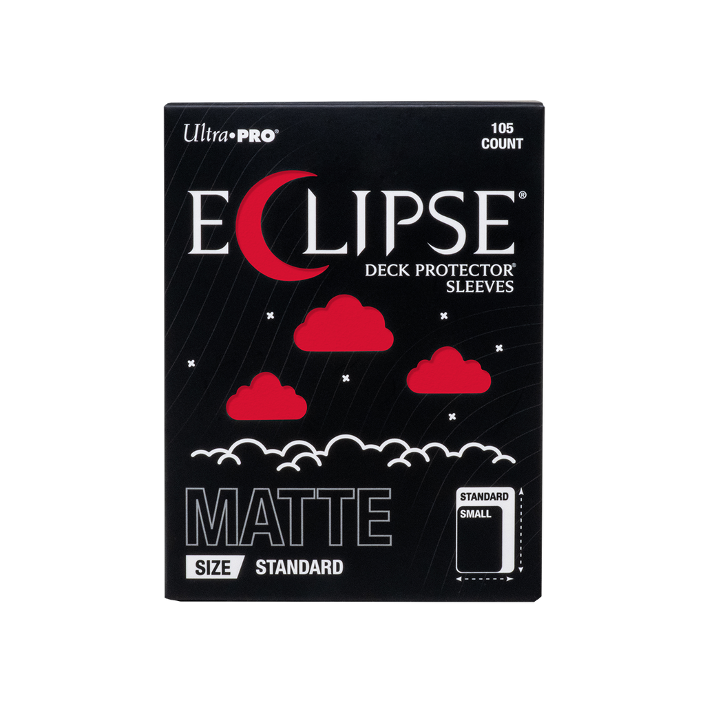 ECLIPSE® Matte Standard DECK PROTECTOR® Sleeves: Apple Red - 105ct
