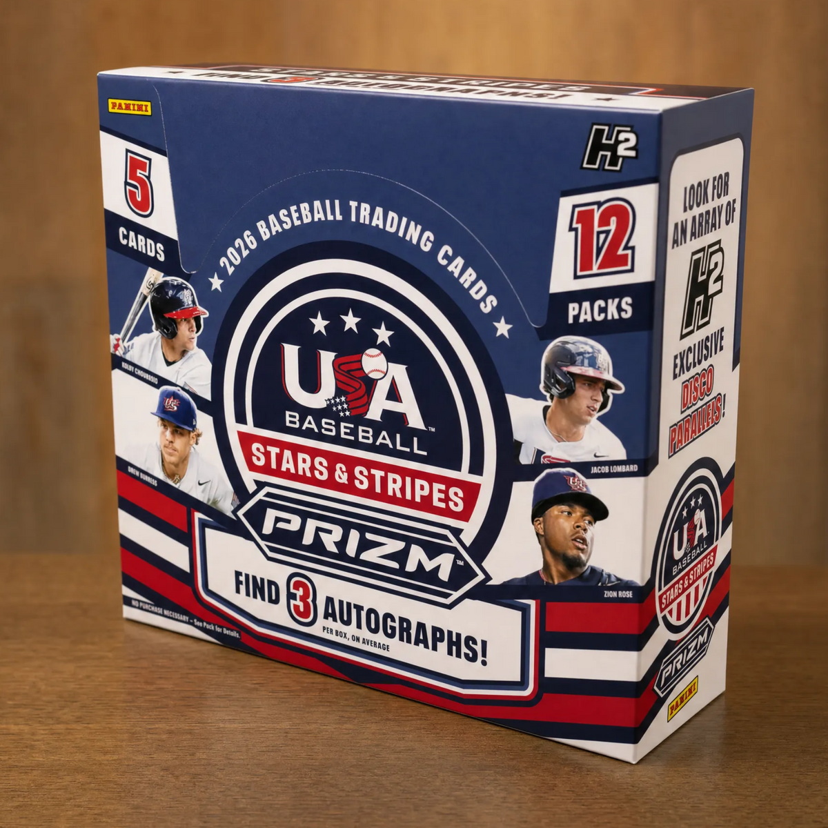 2026 Panini Prizm USA Stars & Stripes Baseball - Mega Box