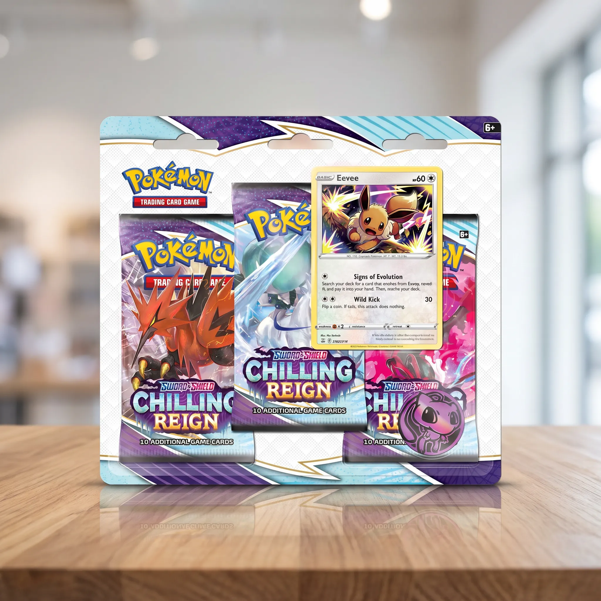 Pokémon Sword & Shield: Chilling Reign (Eevee) - 3-Pack Blister