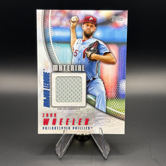 Zack Wheeler - 2025 Topps Update Major League Materials #MLM2-ZW