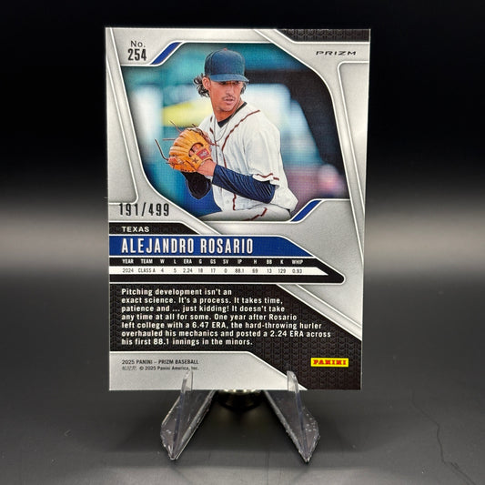 Alejandro Rosario (Pulsar Prizm 191/499) - 2025 Panini Prizm #254