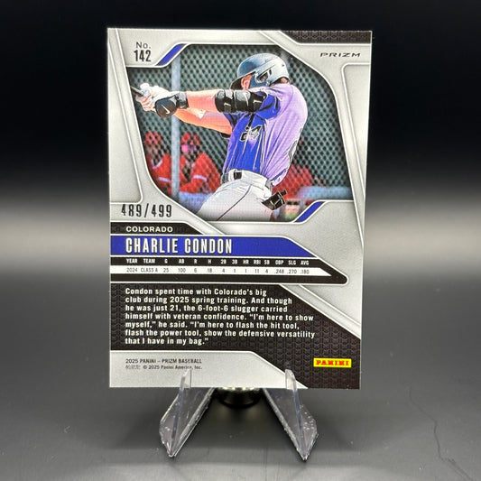 Charlie Condon (Pulsar Prizm 489/499) - 2025 Panini Prizm #142