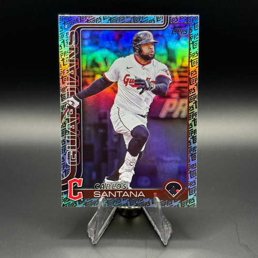 Carlos Santana (Topps Foil Pattern) - 2025 Topps Update #US148
