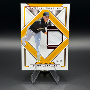 Bubba Chandler (Red 40/75) - 2025 Panini National Treasures Treasured Threads #TT-BC