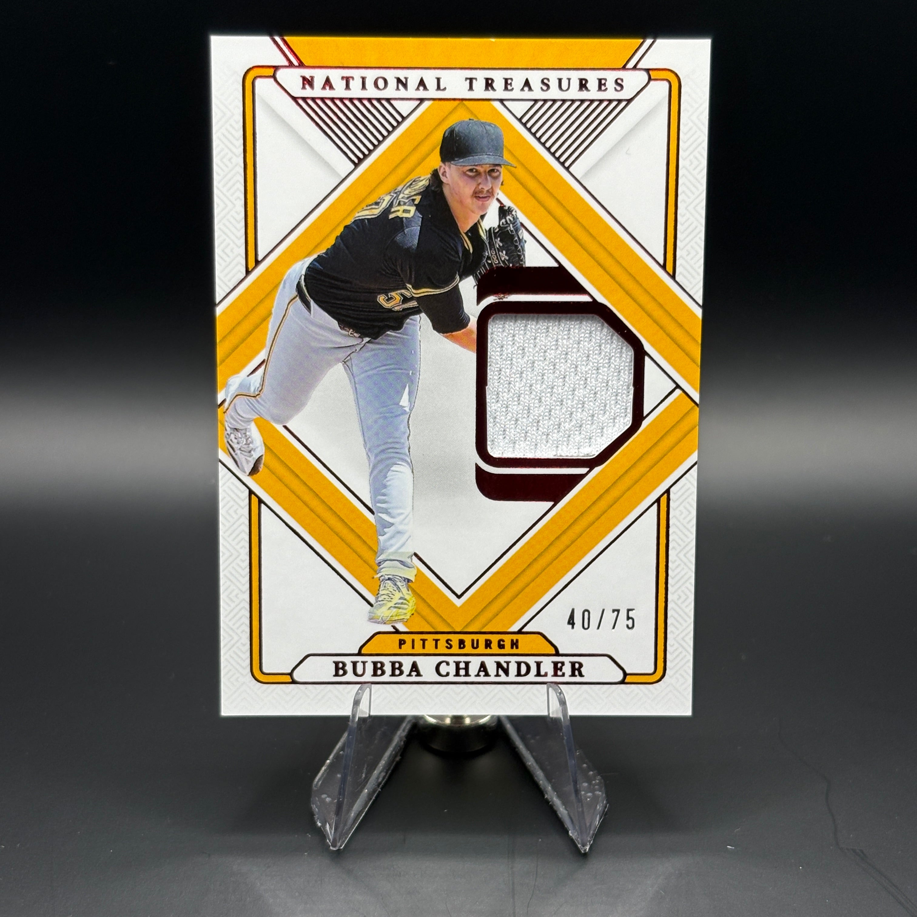 Bubba Chandler (Red 40/75) - 2025 Panini National Treasures Treasured Threads #TT-BC