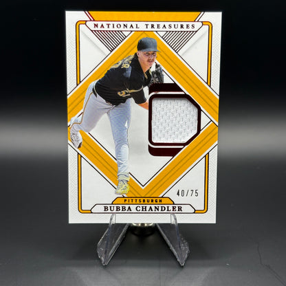 Bubba Chandler (Red 40/75) - 2025 Panini National Treasures Treasured Threads #TT-BC