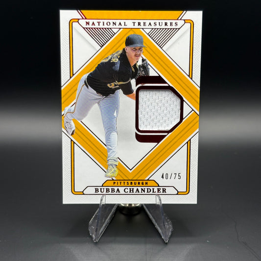Bubba Chandler (Red 40/75) - 2025 Panini National Treasures Treasured Threads #TT-BC