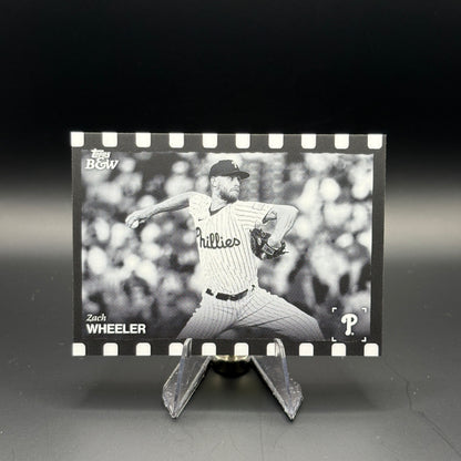 Zack Wheeler (Film Strip) - 2025 Topps Black & White #105