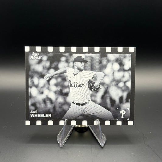 Zack Wheeler (Film Strip) - 2025 Topps Black & White #105