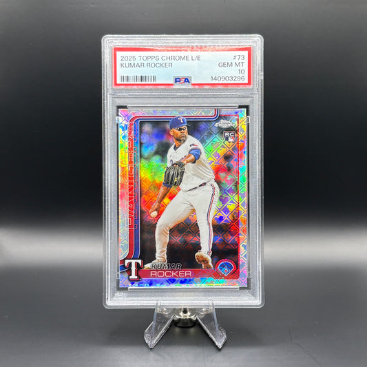 Kumar Rocker (Logofractor) - PSA 10 - 2025 Topps Chrome #73