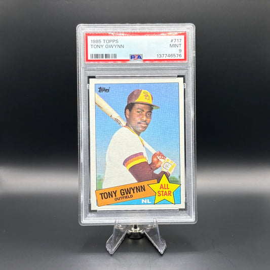 Tony Gwynn (HOF) - PSA 9 - 1985 Topps #717