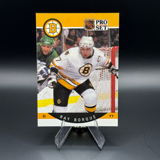 Ray Bourque (Error Misspelled Name on Front) - 1990 Pro Set #1